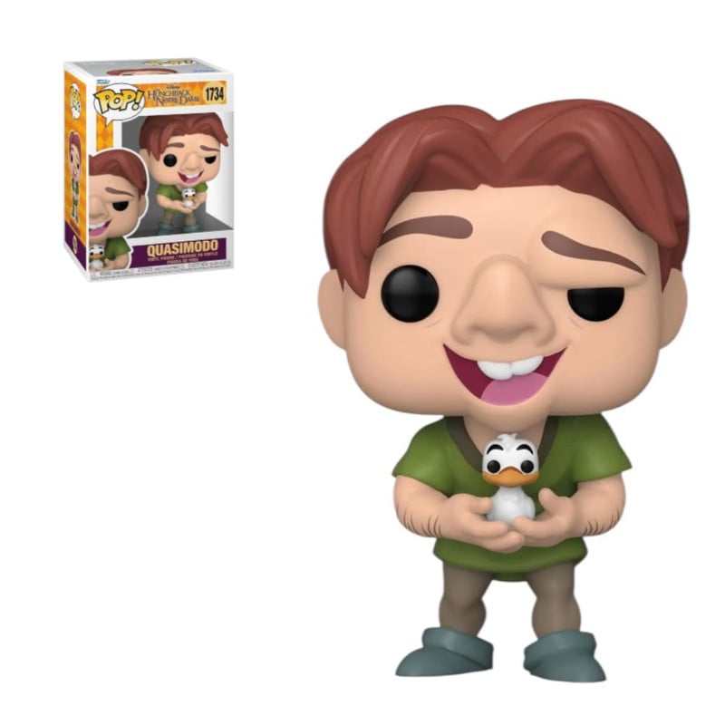 FUNKO POP EL JOROBADO DE NOTRE DAME - QUASIMODO CON SU AVE #1734 - 1
