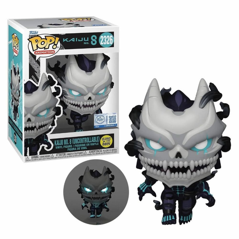 FUNKO POP KAIJU N°8 - KAIJU N°8 DESCONTROLADO BRILLA EN LA OSCURIDAD #2326 - 1