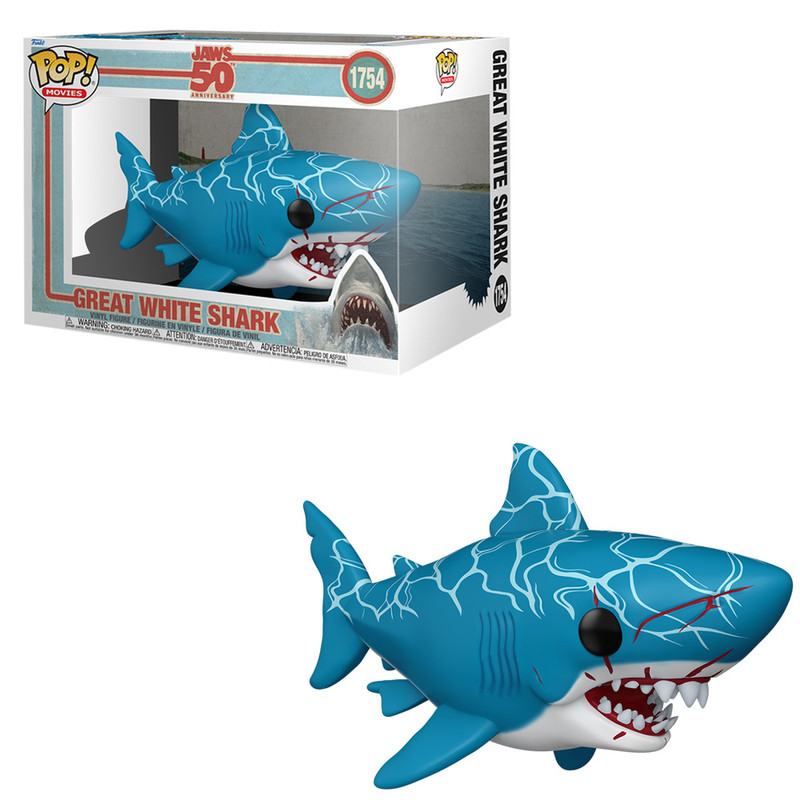 FUNKO POP JAWS 50 ANIVERSARY - TIBURON BLANCO #1754 - 1