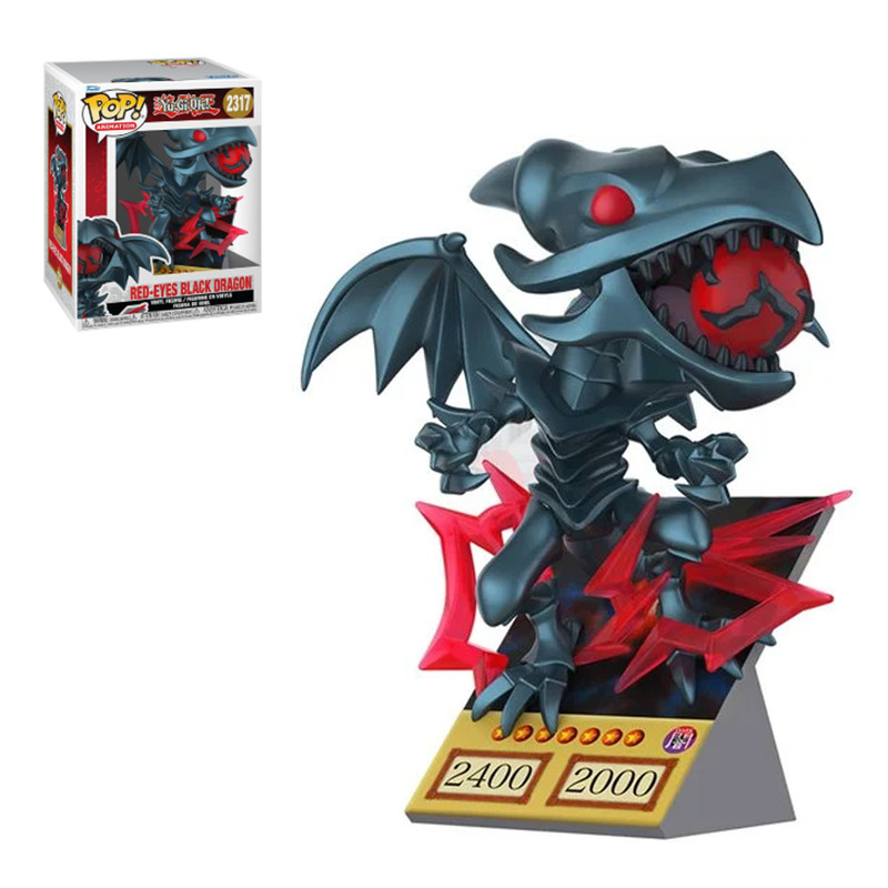 FUNKO POP YUGIOH - DRAGON NEGRO DE OJOS ROJOS PREMIUM #2317 - 1