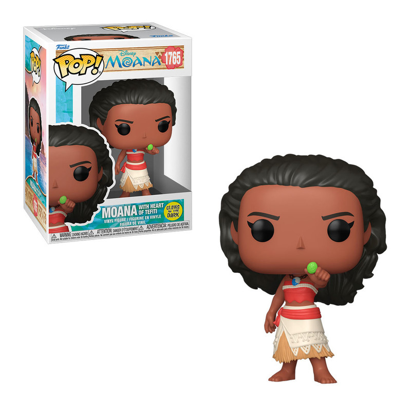 FUNKO POP MOANA - MOANA CON CORAZÓN DE TEFITI BRILLA EN LA OSCURIDAD #1765 - 1