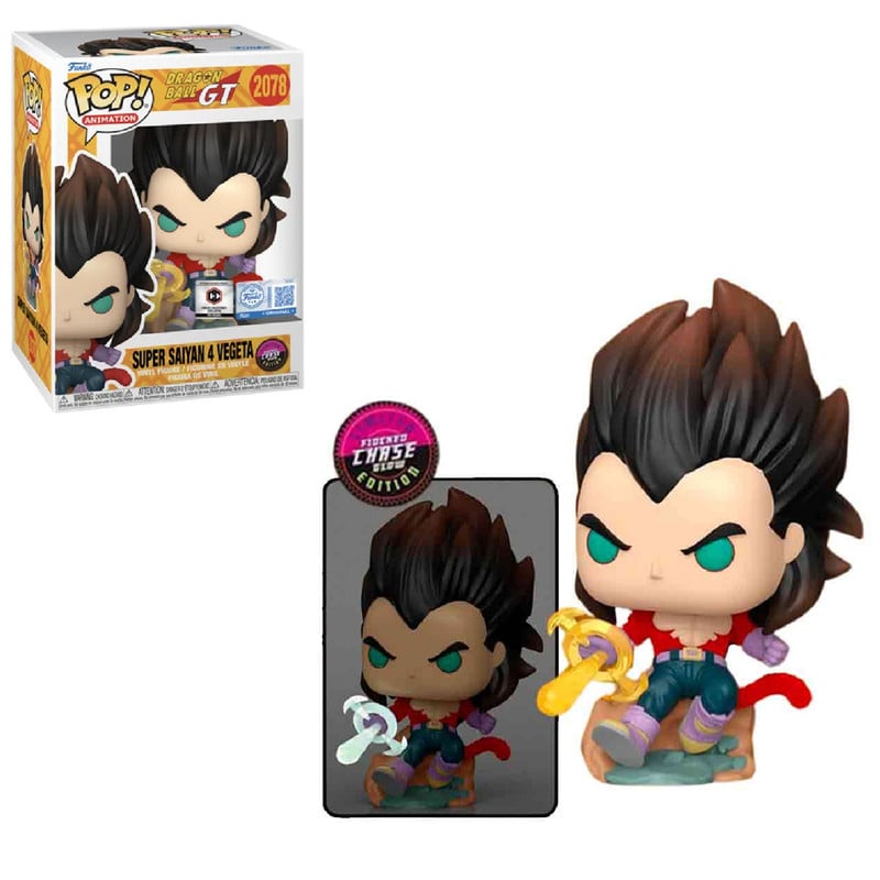 FUNKO POP DRAGON BALL GT - SUPER SAIYAN 4 VEGETA (FLOCKED) (CHASE) SPECIA EDITION #2078 - 1