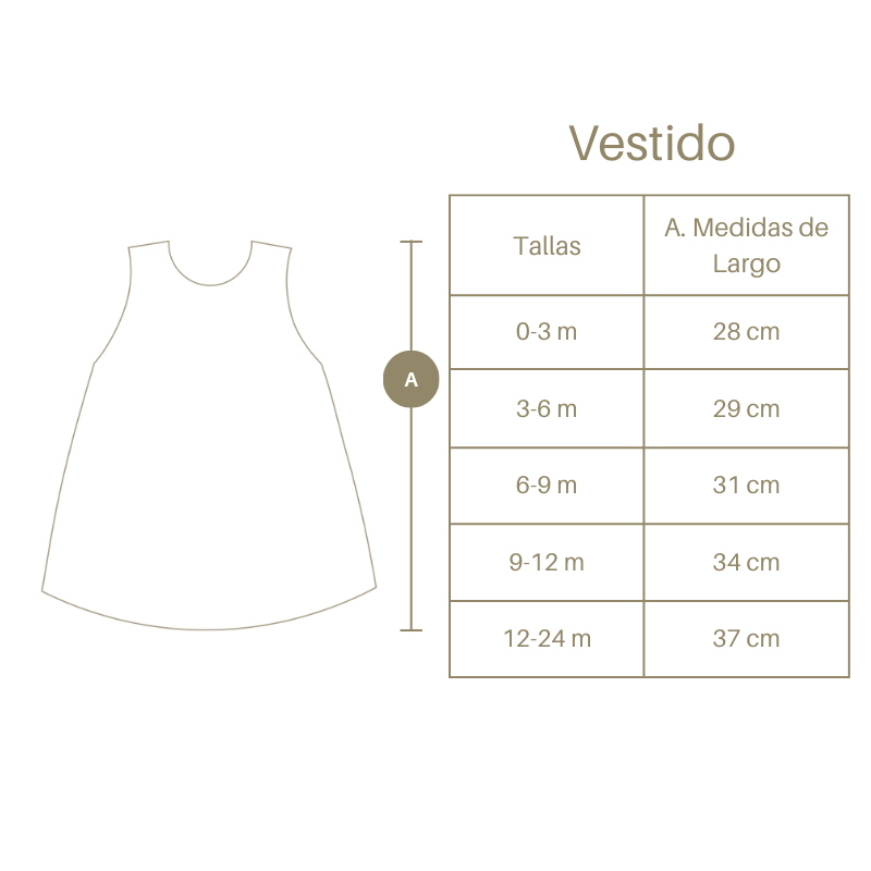 VESTIDO WAWA PIMA CUADRICELESTE BEBÉ ALGODÓN - 2