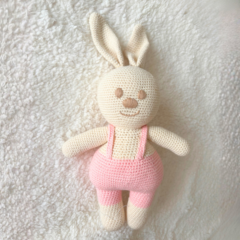 PELUCHE DE APEGO WIWI PARA BEBE NIÑA CROCHET - 1