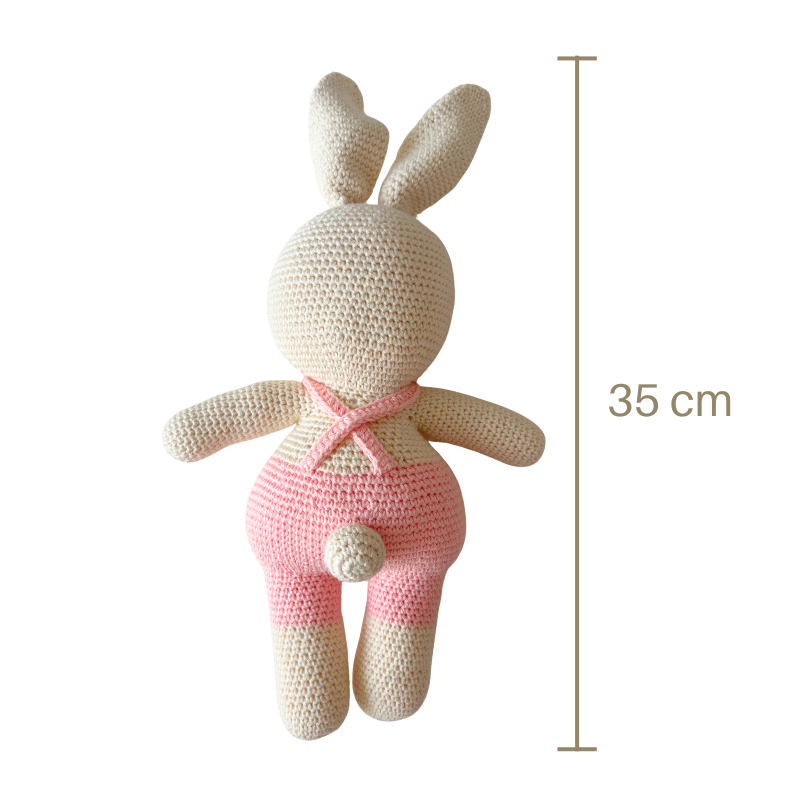 PELUCHE DE APEGO WIWI PARA BEBE NIÑA CROCHET - 2