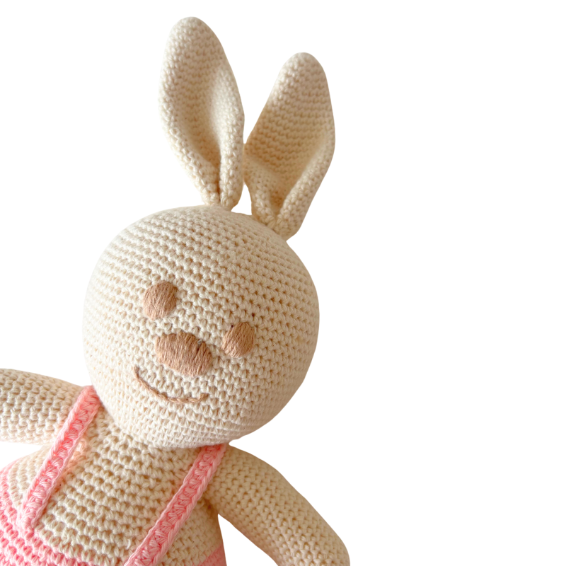 PELUCHE DE APEGO WIWI PARA BEBE NIÑA CROCHET - 3