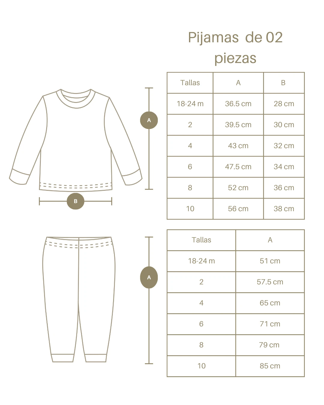 PIJAMA 02 PZAS HOJITAS DE ALGODON PIMA PARA NIÑO/NIÑA - 5