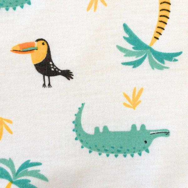 TOALLA BEBE XL 100% ALGODÓN- YELLOW JUNGLE - 4