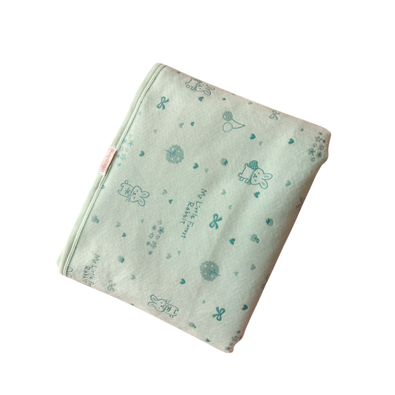 MANTA DE INVIERNO BEBE CARNERITO BABY RABBIT GREEN - 1