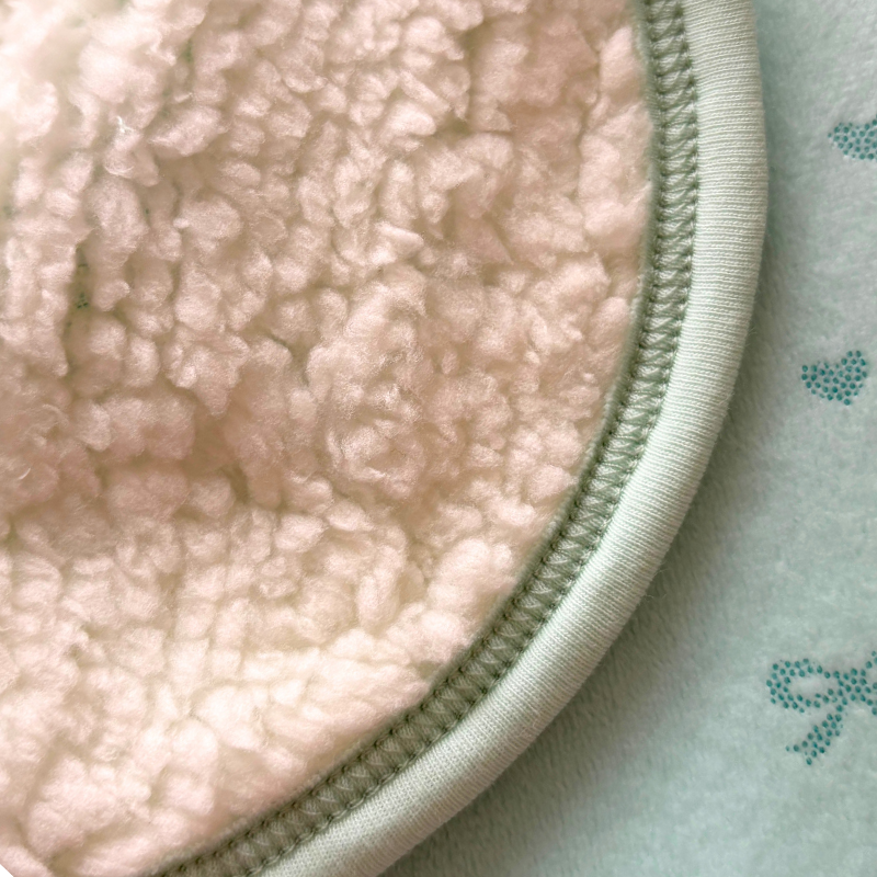 MANTA DE INVIERNO BEBE CARNERITO BABY RABBIT GREEN - 3