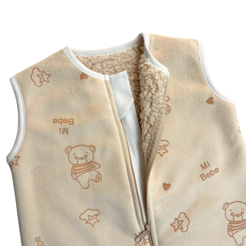 SACO DE DORMIR BEBE CARNERITO INVIERNO BABY BEAR BEIGE - 2