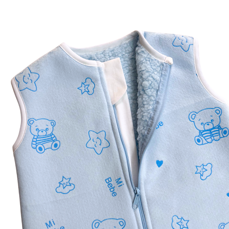 SACO DE DORMIR BEBE CARNERITO INVIERNO BABY BEAR SKYBLUE - 2