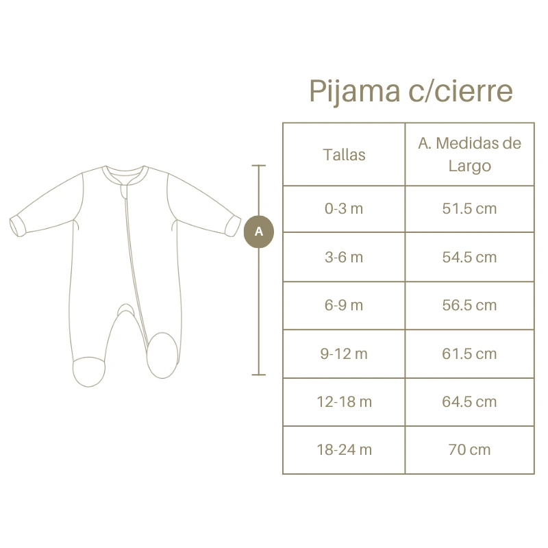 PIJAMA BEBE NIÑA SIN PIE MARGARITA - 3