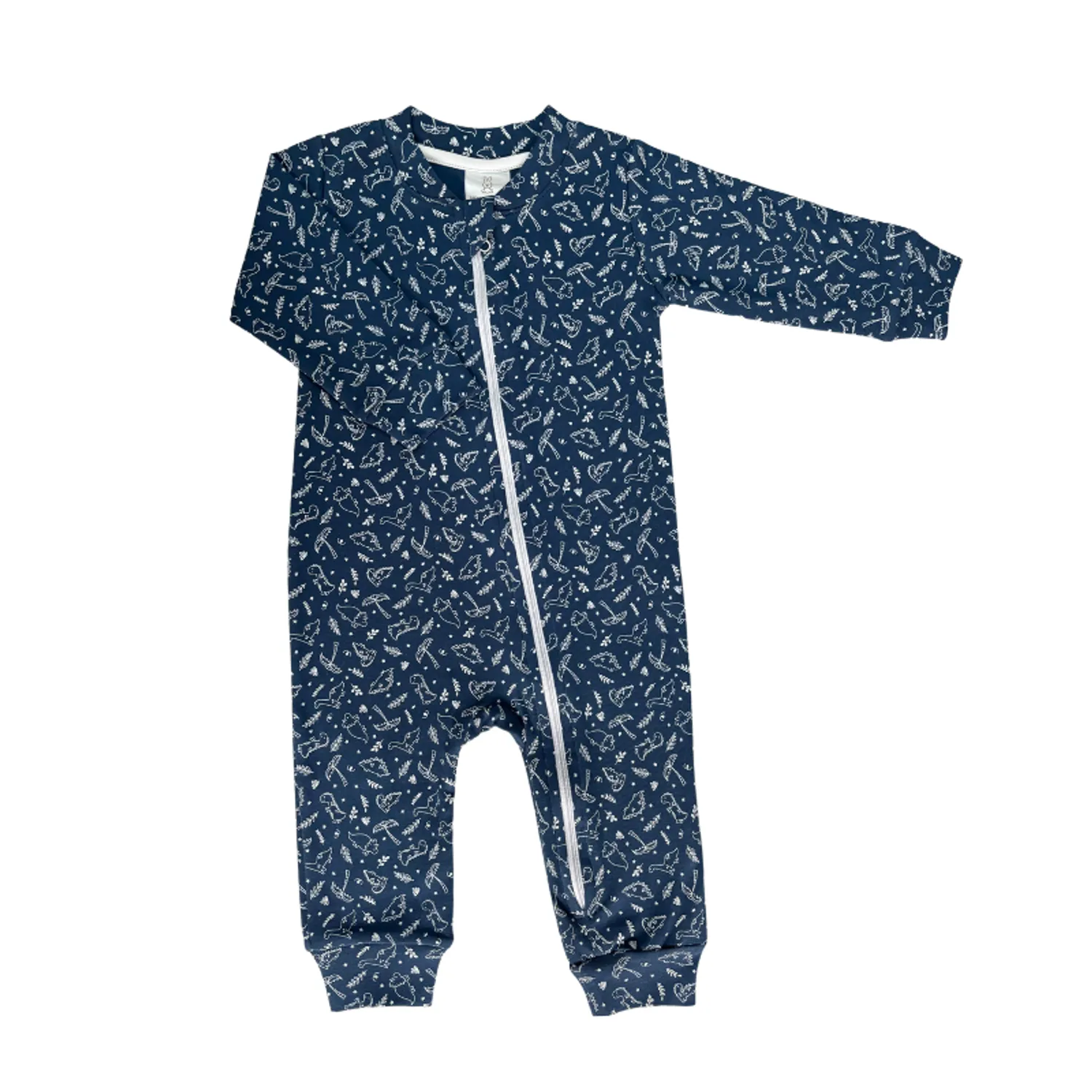 PIJAMA BEBE NIÑO SIN PIE DINO BLUE - 1
