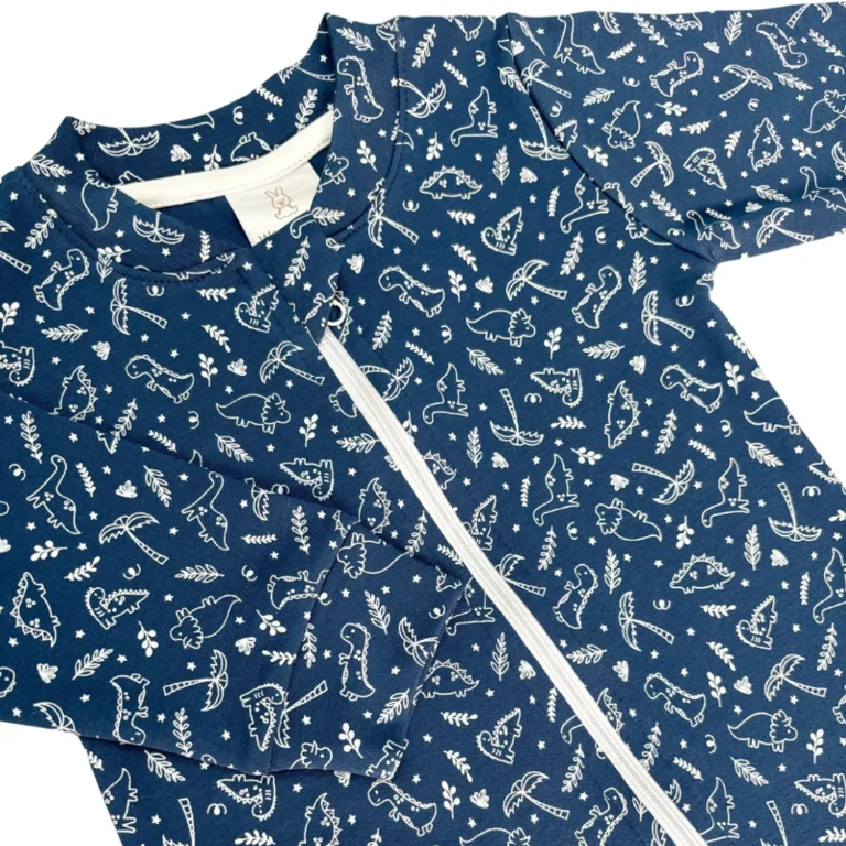 PIJAMA BEBE NIÑO SIN PIE DINO BLUE - 2
