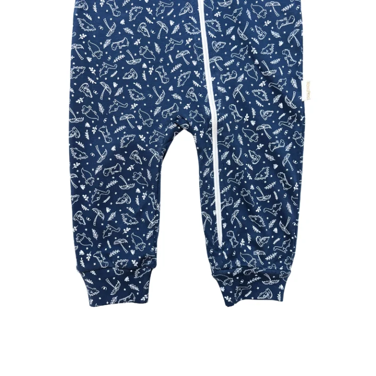 PIJAMA BEBE NIÑO SIN PIE DINO BLUE - 3