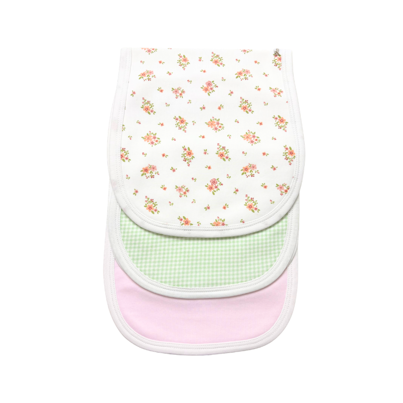 PACK X3 HOMBRERA BABITA BEBÉ FLOWER - GREEN - 1