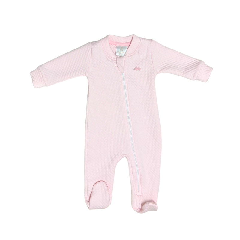 PIJAMA BEBE NIÑA JACQUARD PINK ROSE - 1