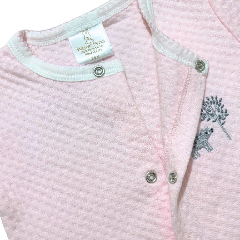 PIJAMA BEBE NIÑA JACQUARD ERIZO ROSADO - 2