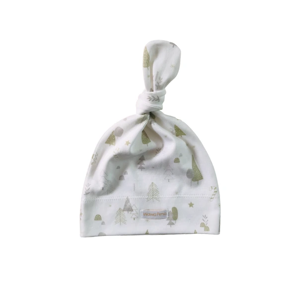 GORRO C/NUDO PIMA HAPPY CHRISTMAS CREAM - 1