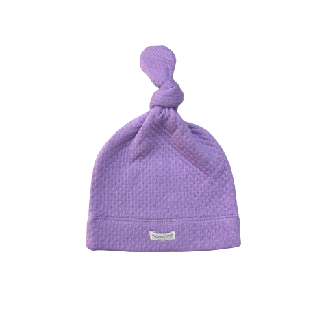 GORRO C/NUDO JACQUARD LILA - 1