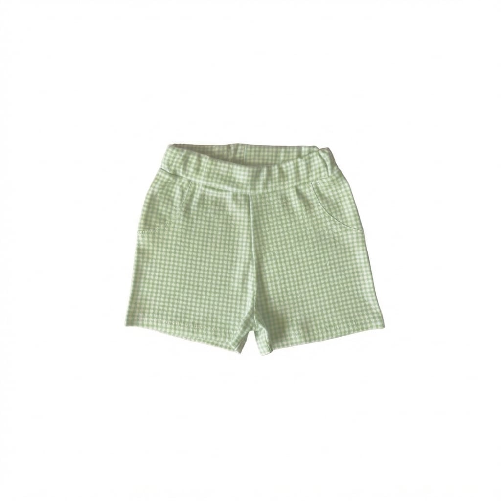 SHORT BEBÉ PIMA SUMMER GREEN - 1