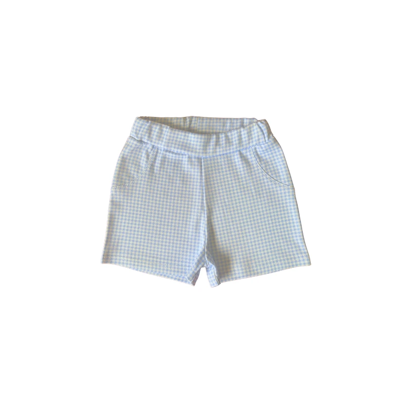 SHORT BEBÉ PIMA SUMMER BLUE - 1