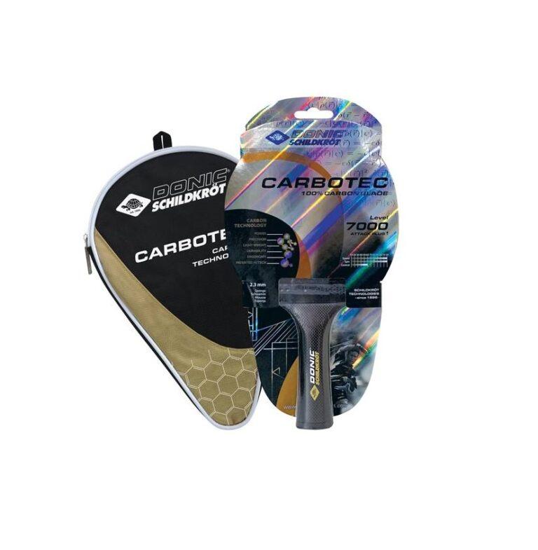 PALETA PARA PING PONG DONIC CARBOTEC 7000 CON FUNDA - 1