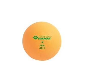 PELOTA PARA PING PONG DONIC 1 ESTRELLA ELITE 40+ BLANCO NARANJA - 1