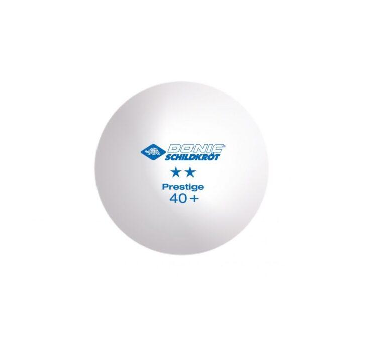 PELOTA PARA PING PONG DONIC 2 ESTRELLAS 40+ BLANCO - 1