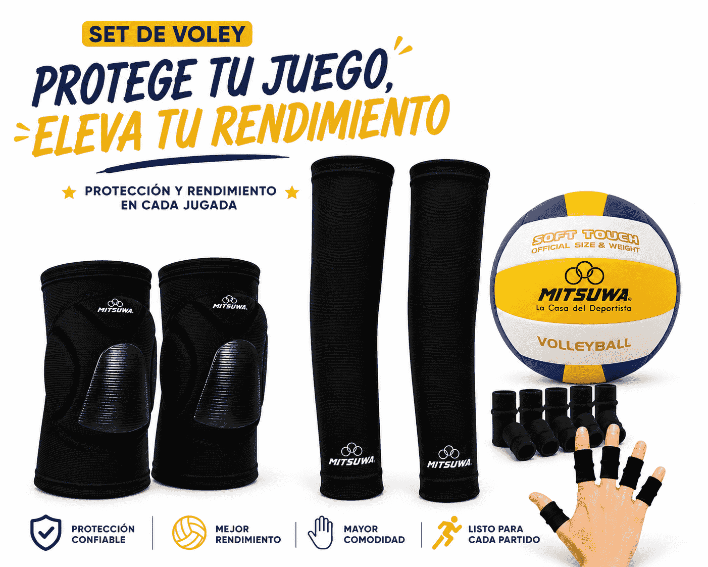 SET DE VOLEY MITSUWA KIT - 1