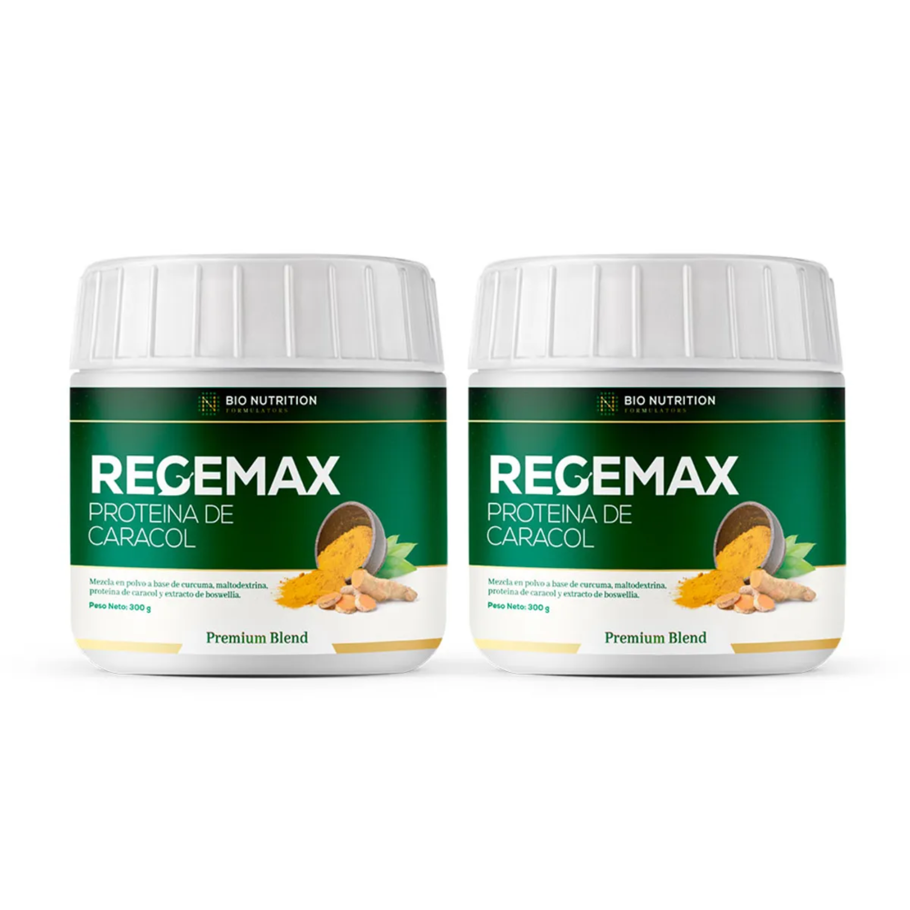 REGEMAX PACK 2 – REFUERZA TUS ARTICULACIONES - CÚRCUMA Y PROTEINA DE CARACOL - 1