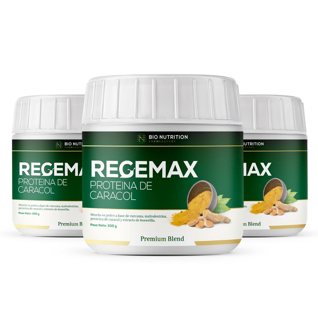 REGEMAX 3 UNIDADES – CÚRCUMA PARA ARTICULACIONES - FLEXIBILIDAD Y ANTINFLAMACIÓN - 1