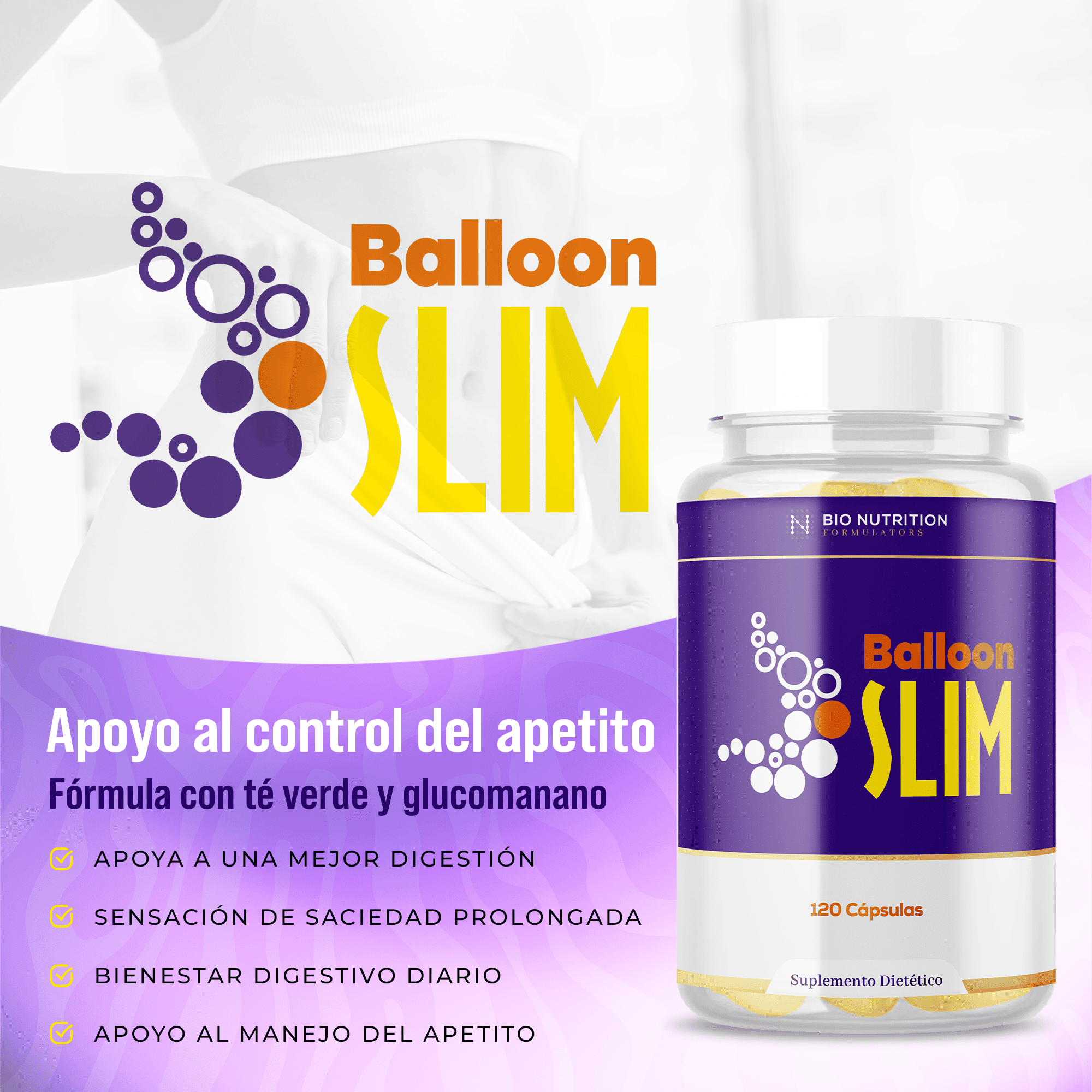 BALLOON SLIM X3 CÁPSULAS CONTROL APETITO Y PESO CORPORAL - 6