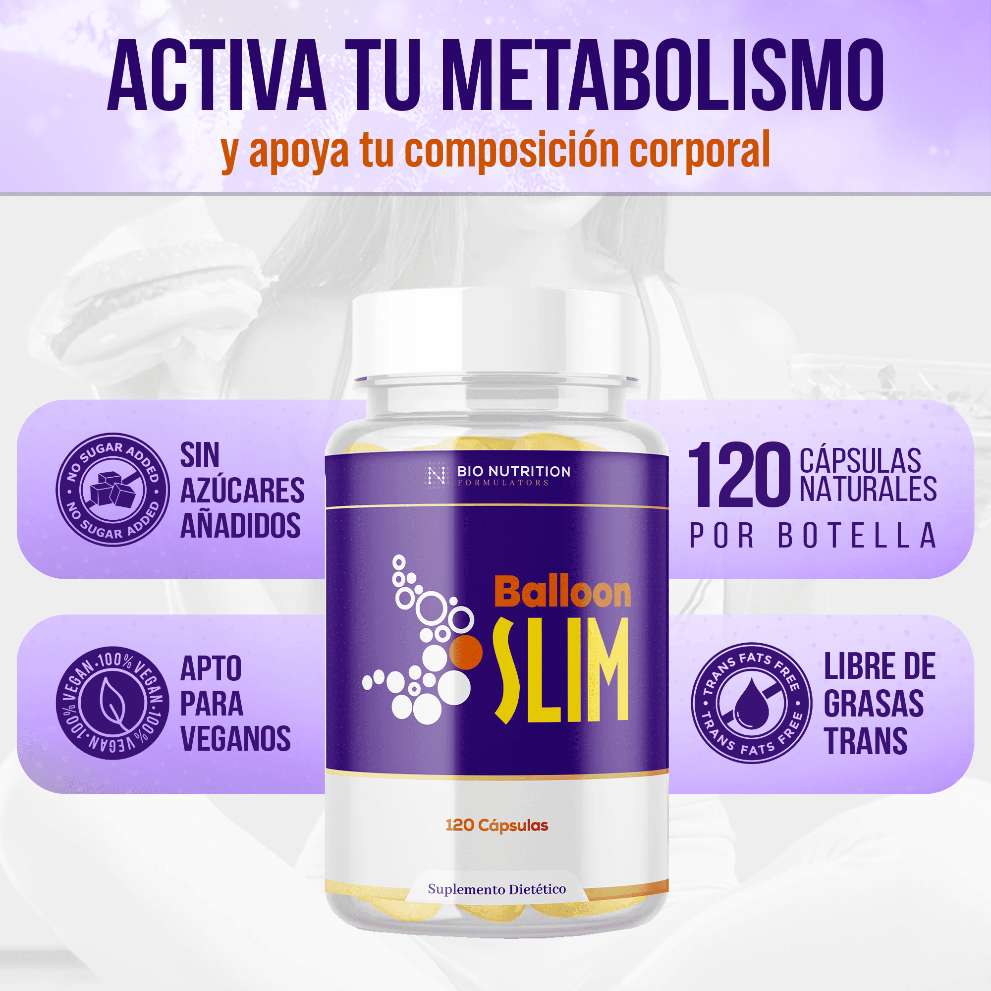 BALLOON SLIM X4 CÁPSULAS CONTROL APETITO Y PESO CORPORAL - 3