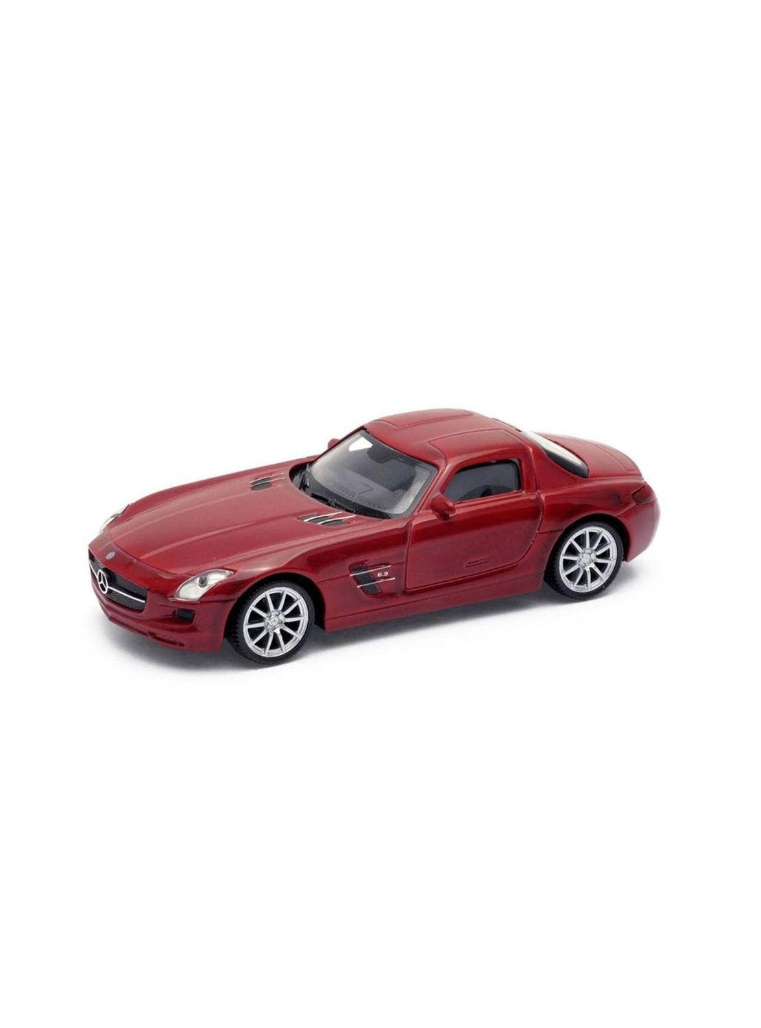 AUTO DE METAL MERCEDES-BENZ SLS AMG A ESCALA 1:43 WELLY - 1