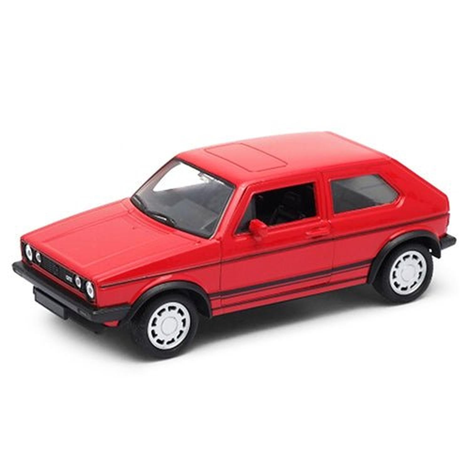 AUTO DE METAL VOLKSWAGEN GOLF GTI A ESCALA 1:34-1:39 WELLY - 1