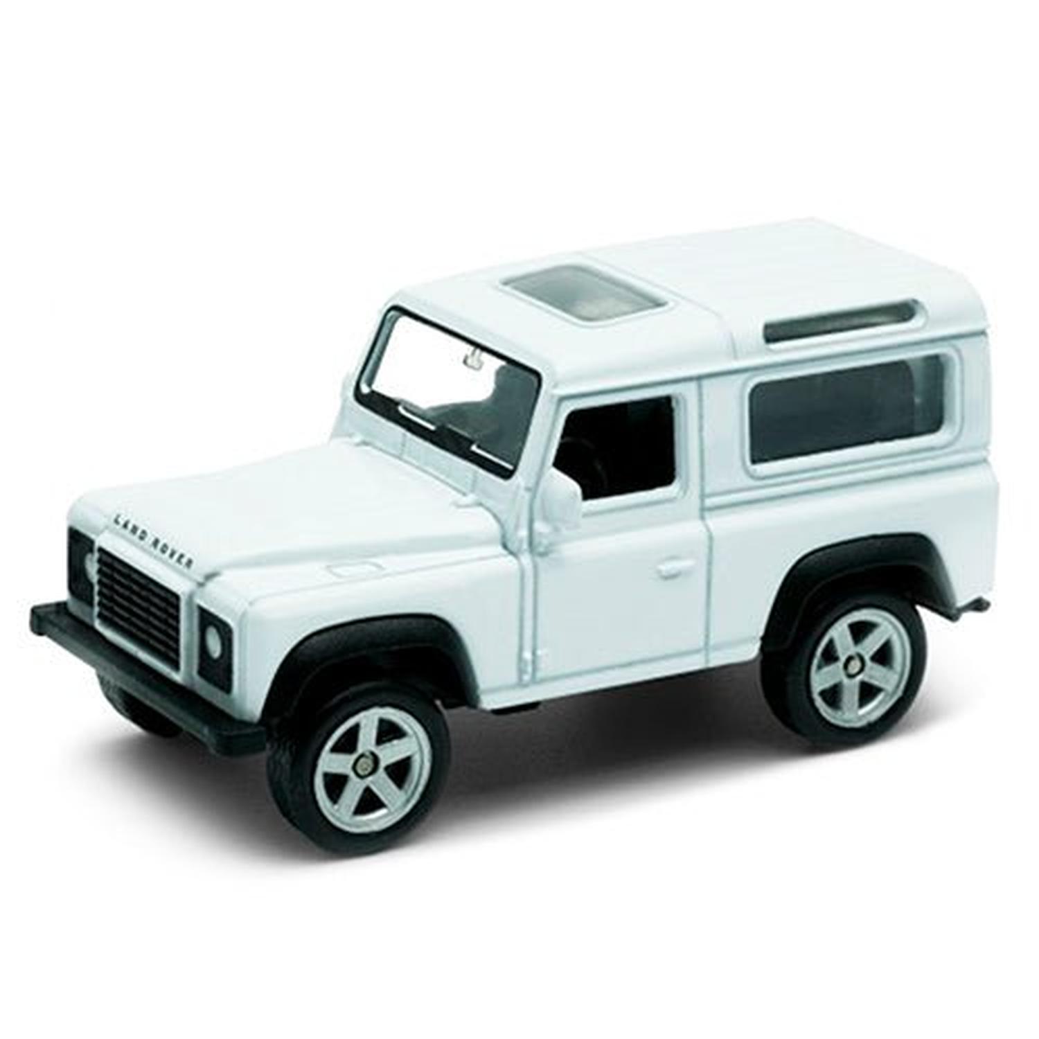 SUV DE METAL LAND ROVER DEFENDER A ESCALA 1:34-1:39 WELLY - 6