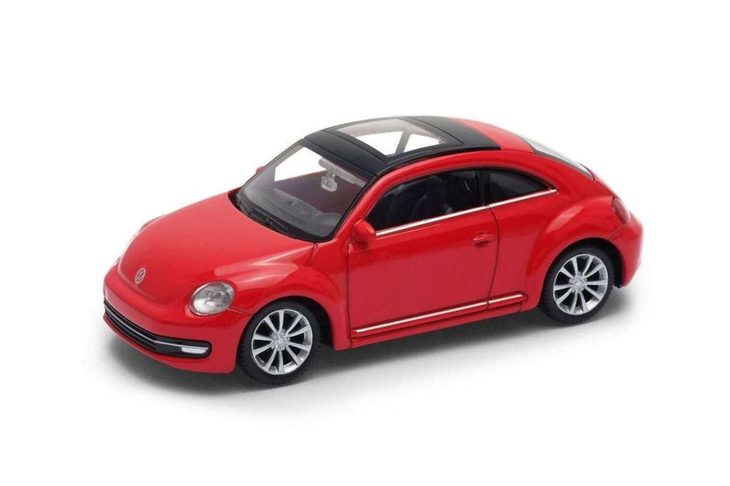 AUTO DE METAL VOLKSWAGEN THE BEETLE A ESCALA 1:43 WELLY - 1
