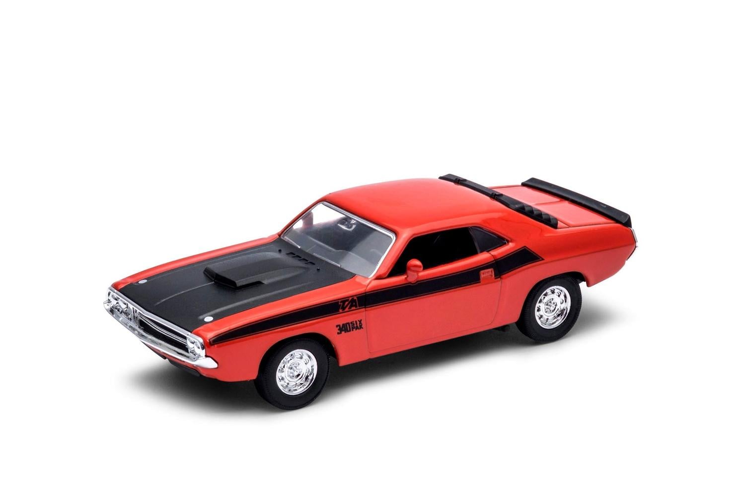 AUTO DE METAL DODGE CHALLENGER 1970 A ESCALA 1:34-1:39 WELLY - 1