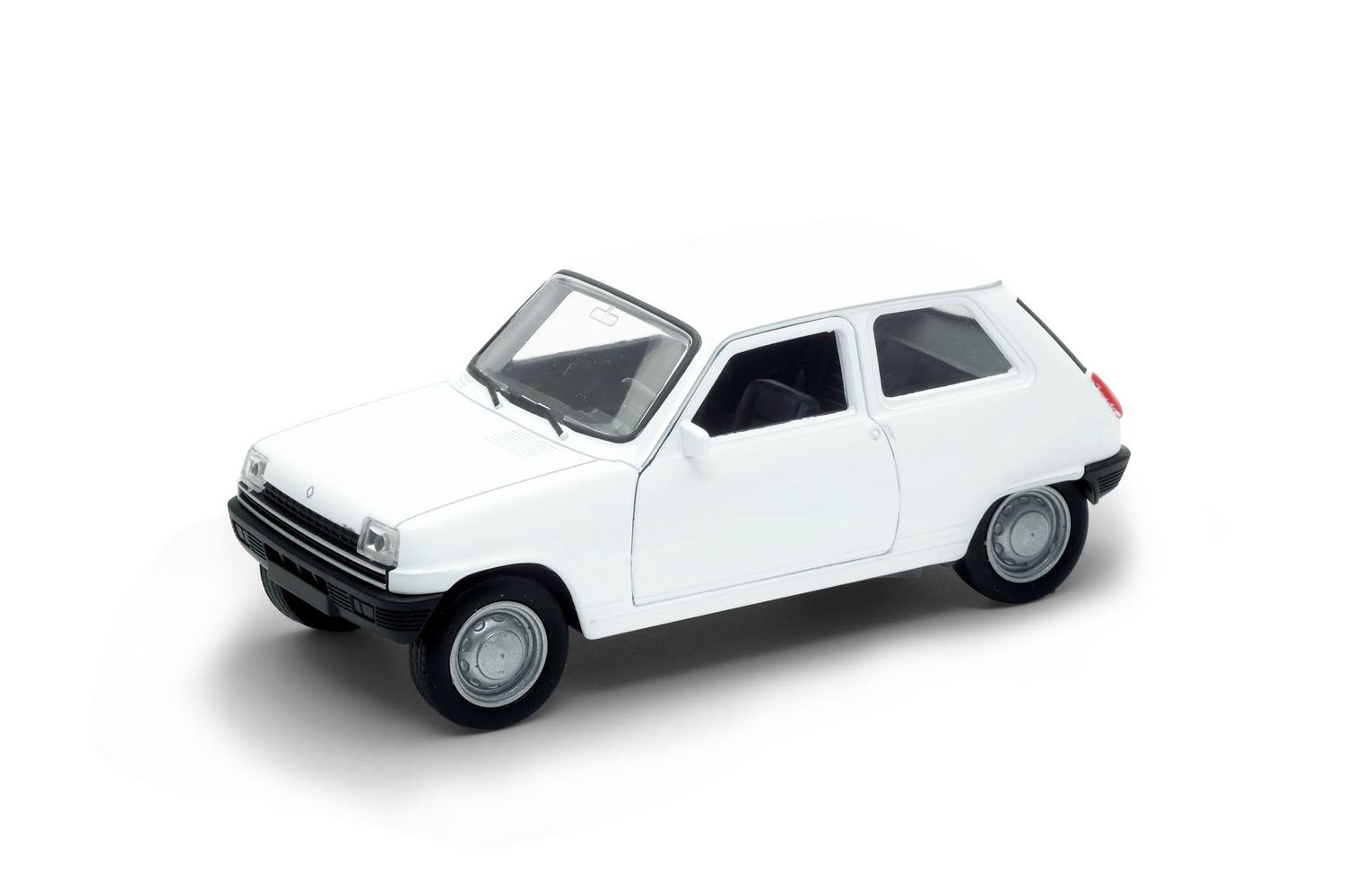 AUTO DE METAL RENAULT 5 A ESCALA 1:34-1:39 WELLY - 1