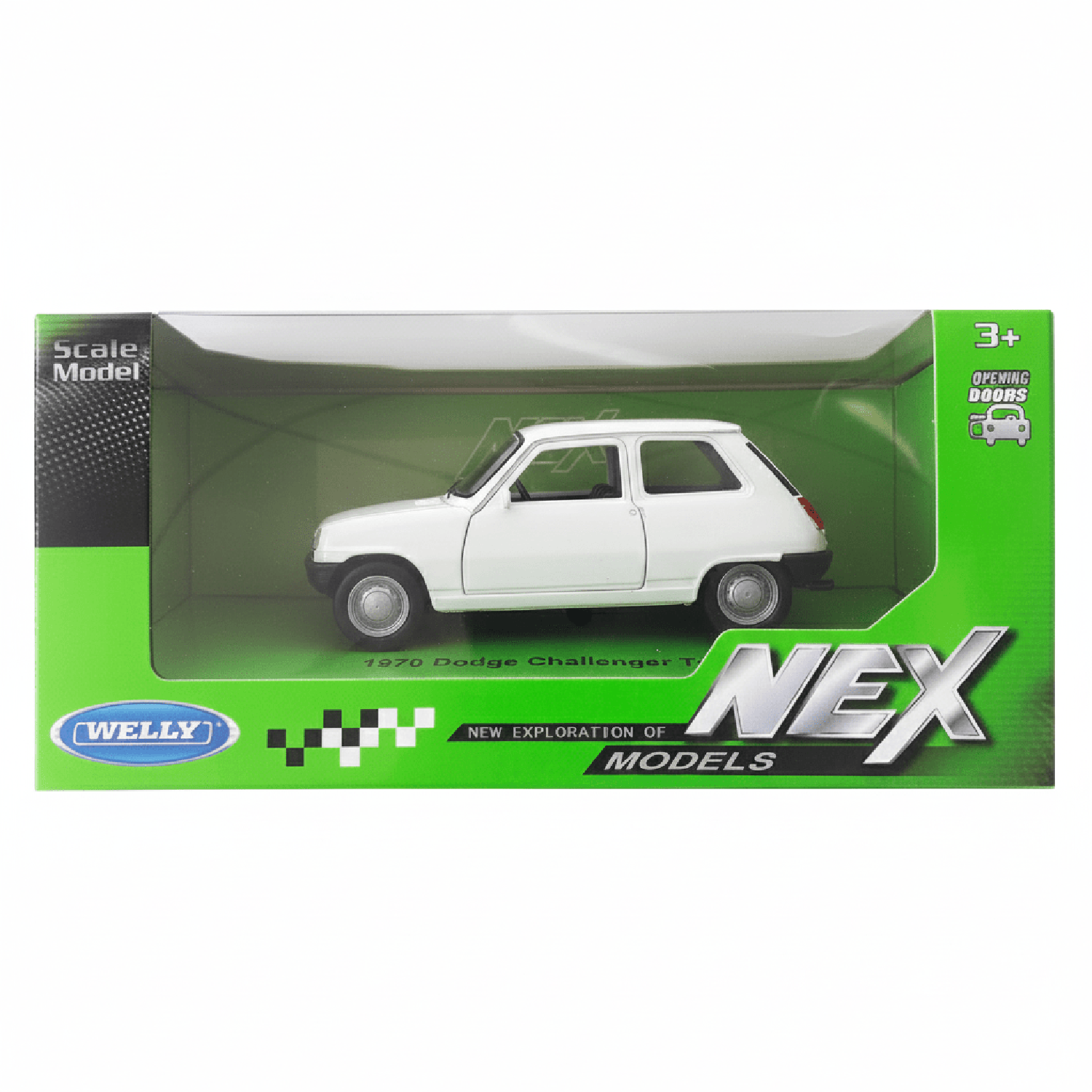 AUTO DE METAL RENAULT 5 A ESCALA 1:34-1:39 WELLY - 4