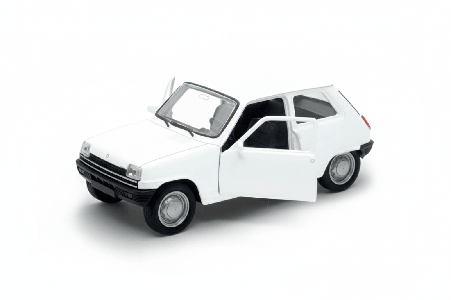 AUTO DE METAL RENAULT 5 A ESCALA 1:34-1:39 WELLY - 6
