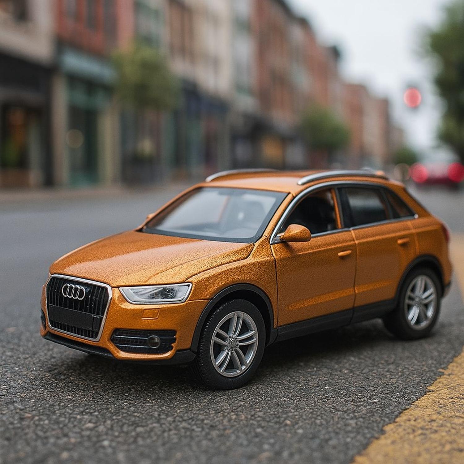 SUV DE METAL AUDI Q3 A ESCALA 1:34-1:39 WELLY - 5