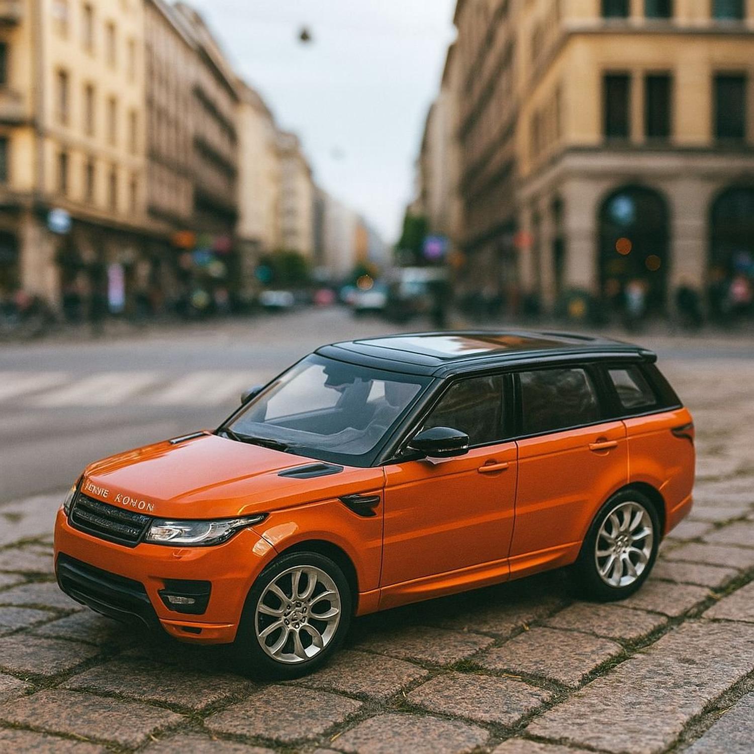 SUV DE METAL LAND ROVER RANGE ROVER A ESCALA 1:34-1:39 WELLY - 3