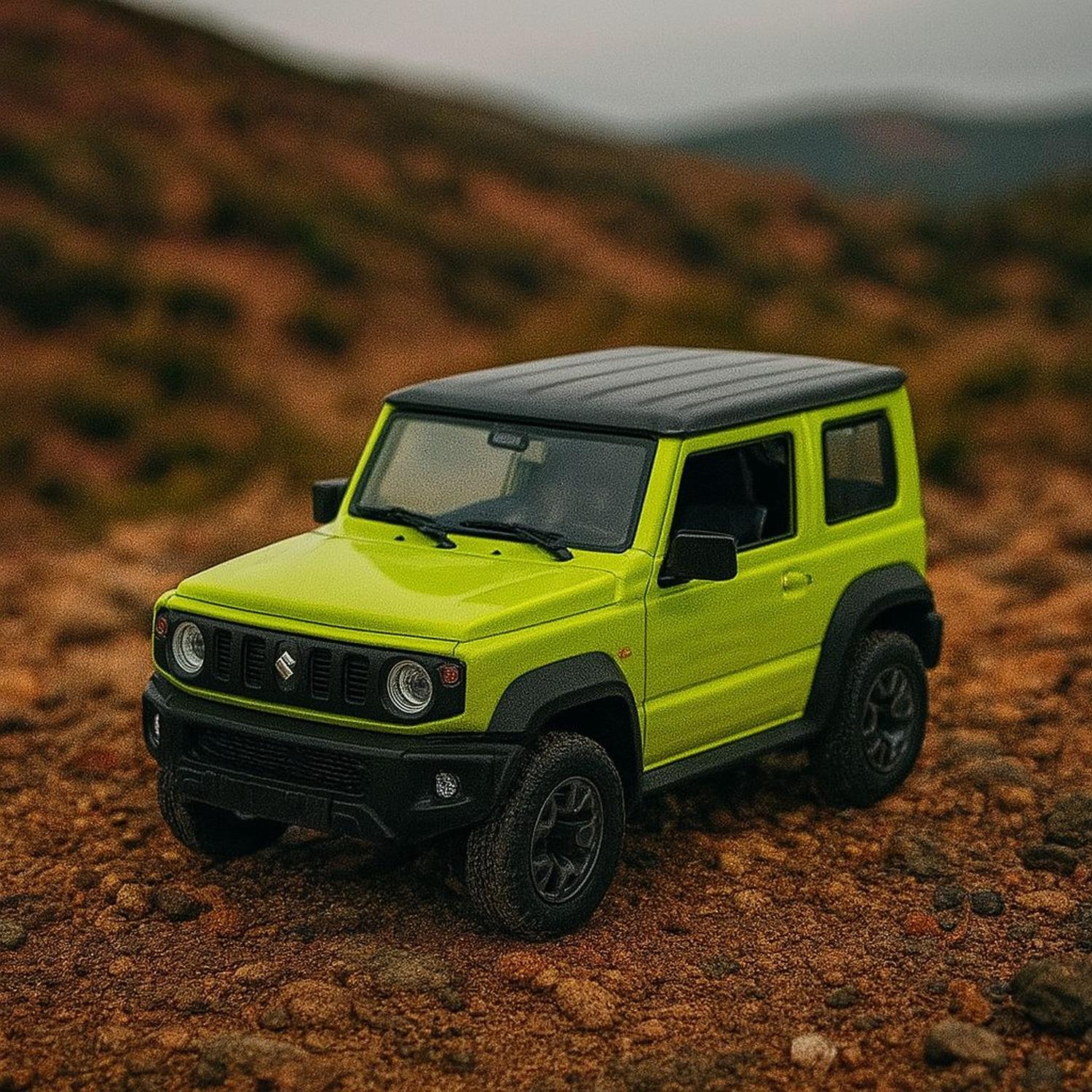 SUV DE METAL SUZUKI JIMNY A ESCALA 1:34-1:39 WELLY - 5