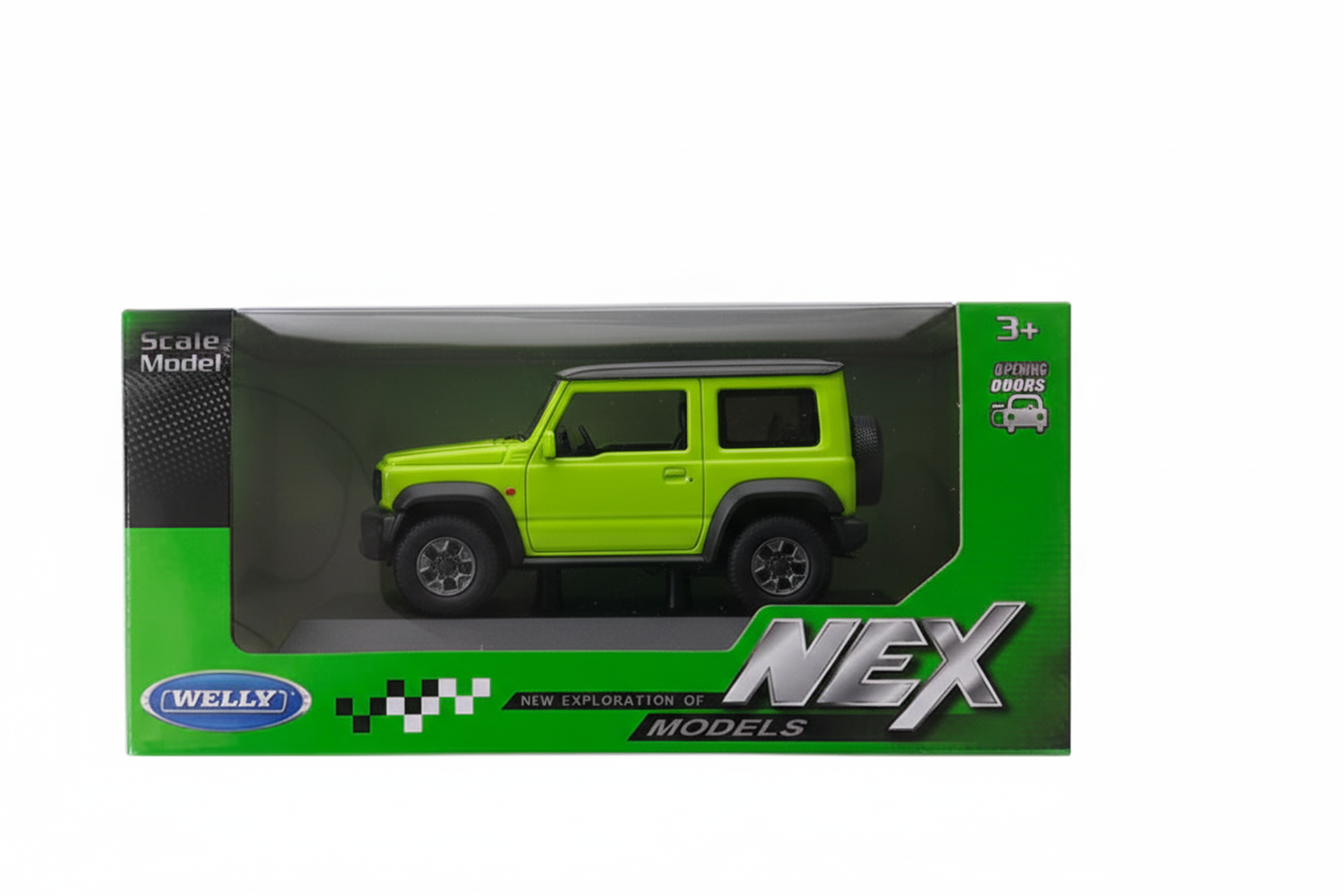 SUV DE METAL SUZUKI JIMNY A ESCALA 1:34-1:39 WELLY - 6