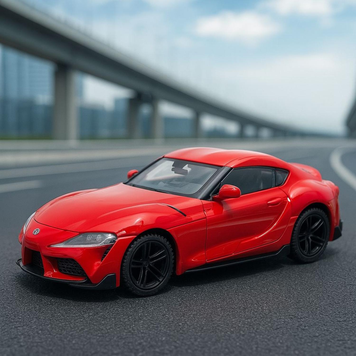 AUTO DE METAL TOYOTA SUPRA A ESCALA 1:43 WELLY - 2