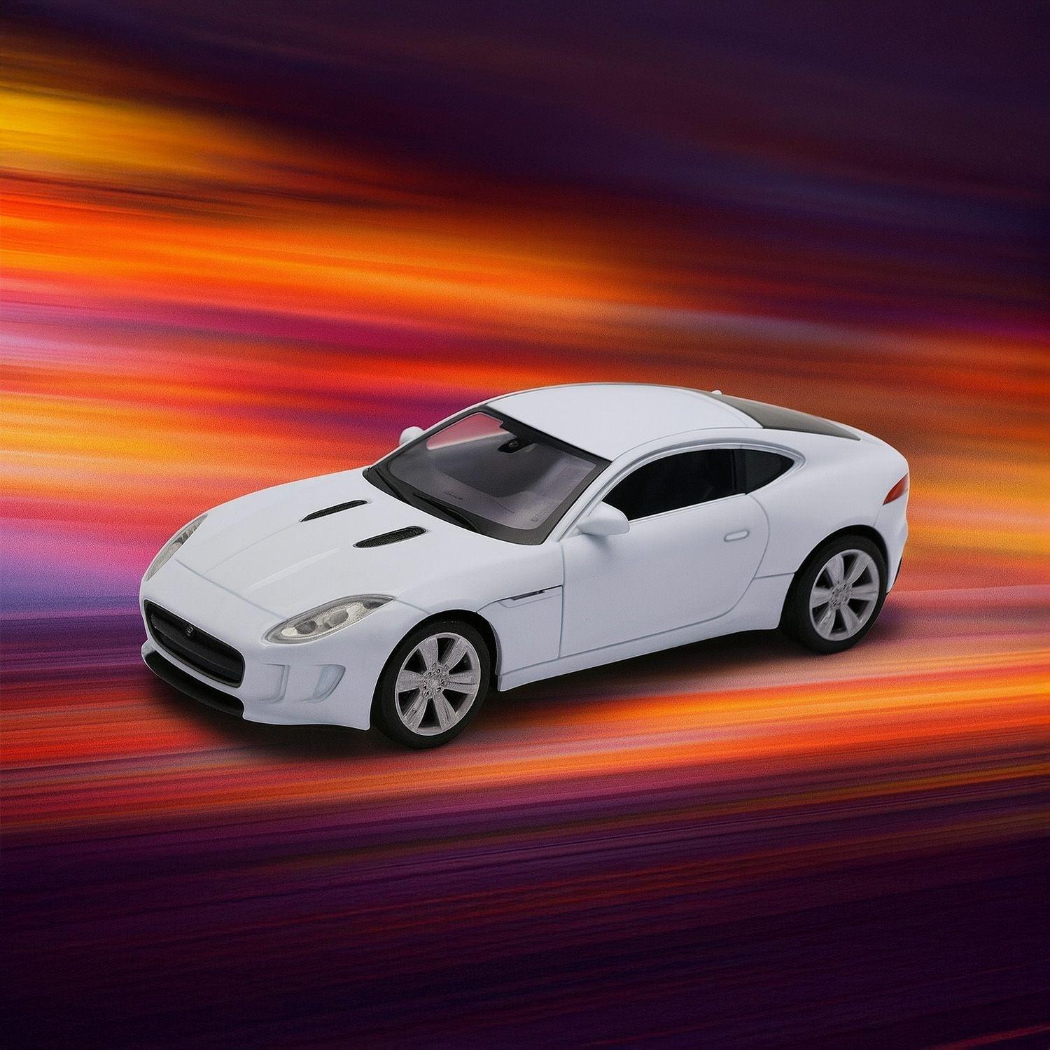 AUTO DE METAL JAGUAR F-TYPE COUPÉ S A ESCALA 1:43 WELLY - 3