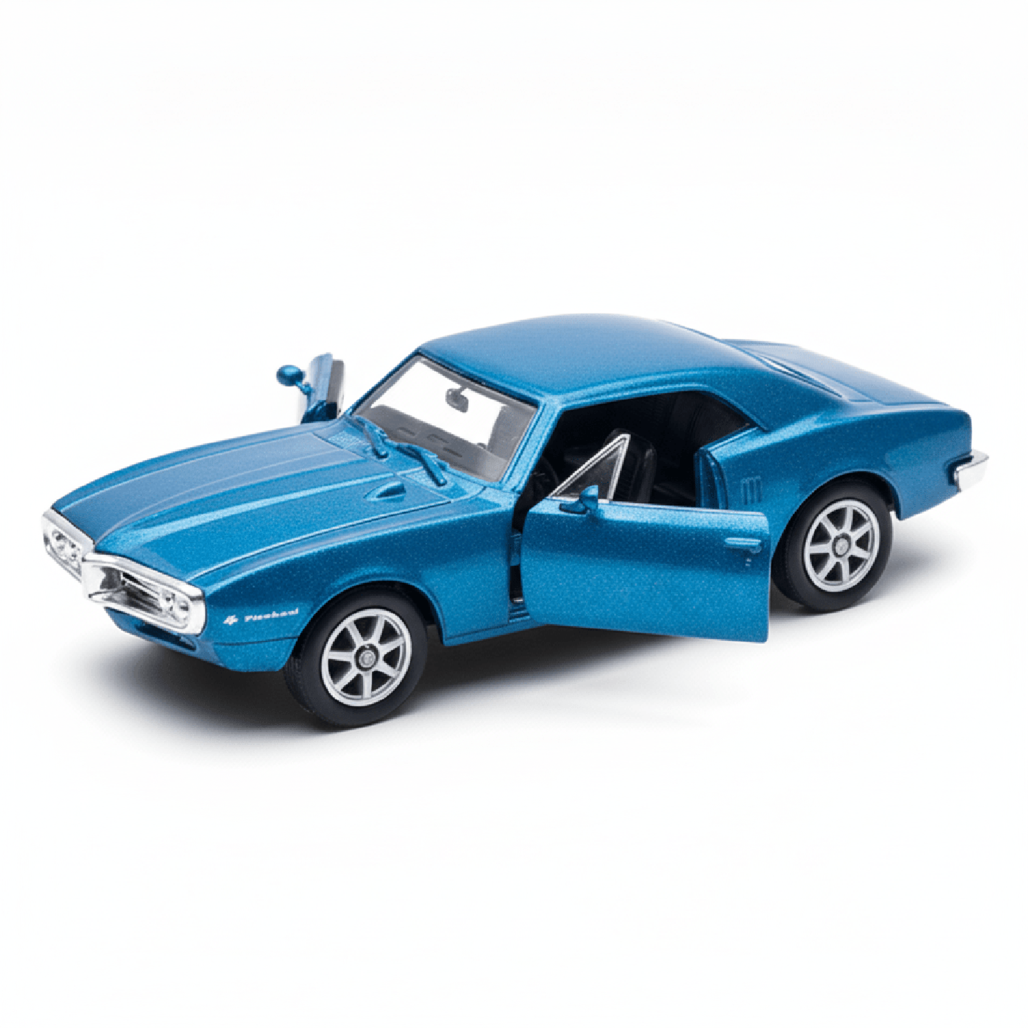 AUTO DE METAL PONTIAC FIREBIRD 1967 A ESCALA 1:34-1:39 WELLY - 3
